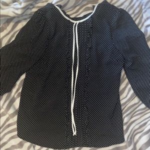 Polka dot blouse